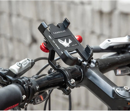 NEWBOLER MTB Phone Mount Stand Bicycle Holder 360° Rotatable Aluminum Adjustable Bike Phone Holder Non-slip Cycling Bracke Beauty World Shop