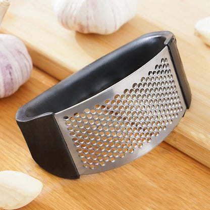 Stainless Steel Garlic Press Crusher Manual Garlic Mincer Chopping Garlic Tool Fruit Vegetable Tools Kitchen Accessories Gadget Beauty World Shop