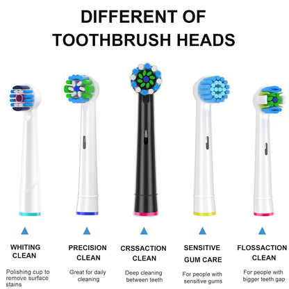 4-12pcs Replacement Brush Heads For Oral-B Electric Toothbrush Advance Power/Vitality Precision Clean/Pro Health/Triumph/3D Exce Beauty World Shop