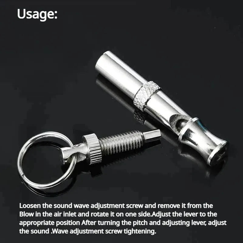 Dog Training Whistle Stop Barking Device Ultrasonic Training Flute Silent Whistle Control Tool Puppy Train Keychain Pet Supplies Beauty World Shop