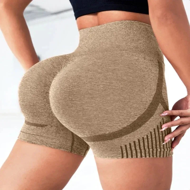 Yoga Underpants Seamless High-Elasticity High-Waist Quick-Drying Casual Sports Yoga Shorts Women's Beauty World Shop