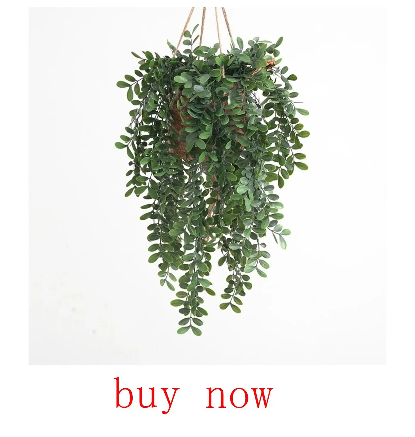 Artificial Hanging Plants Faux Eucalyptus Leaf Greenery Vine Outdoor UV Resistant Plastic Plants for DIY Home Wedding Decoration Beauty World Shop