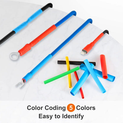 580/560Pcs Heat Shrink Tubing Kit EVA Material in 6 Colors 11 Sizes - Ideal for Electrical Insulation, Repairs, and Wire Conne Beauty World Shop