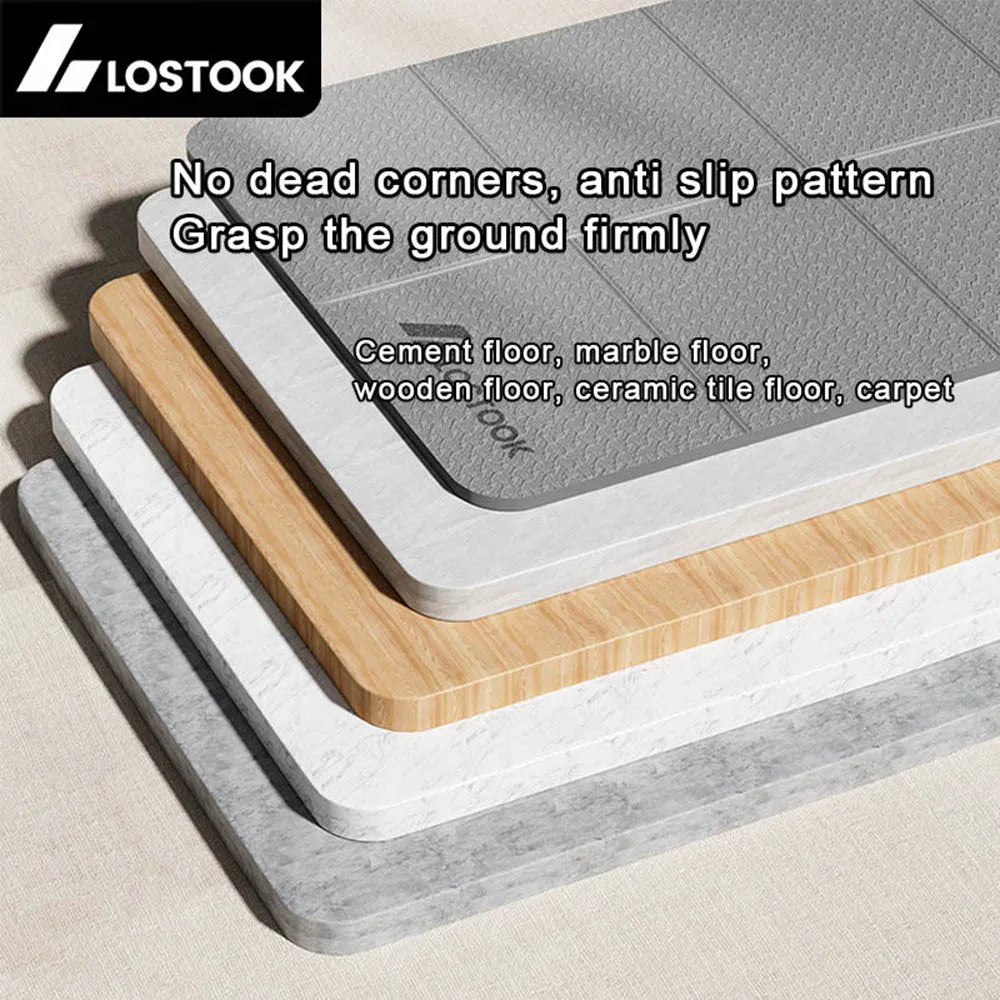 4mm Thick TPE Foldable Yoga Mat 183*61cm Easy Storage for Travel Yoga Pilates Home Exercise Floor Mat ﻿ Beauty World Shop