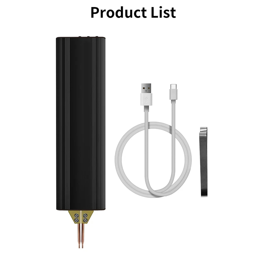 Handheld Battery Spot Welding Machine Portable 18650 Lithium Battery Nickel Sheet Nickel Strip Welding Aluminum Welding Head Beauty World Shop