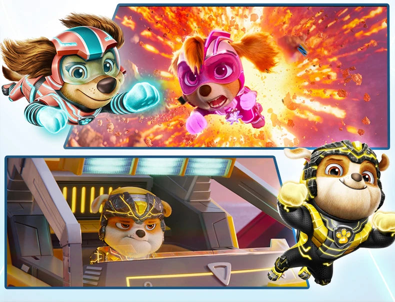 100% Original Paw Patrol Mighty Movie Liberty & Poms JR. Patrollers Rescue Figures Action Figure Birthday Christmas Gift Beauty World Shop