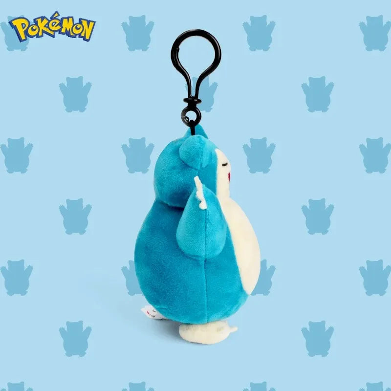 Genuine Animal Series Pikachu Snorlax Kawaii Plush Toys Cute Pendant Keyring Keychain Birthday Party Gifts For Kid Boy Beauty World Shop