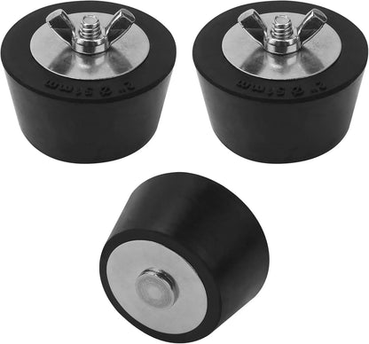 Rubber Winter Antifreeze Pool Plugs - Expandable Winterizing Stoppers with SS Screws for Pipe Sealing - Pool Accessories Beauty World Shop