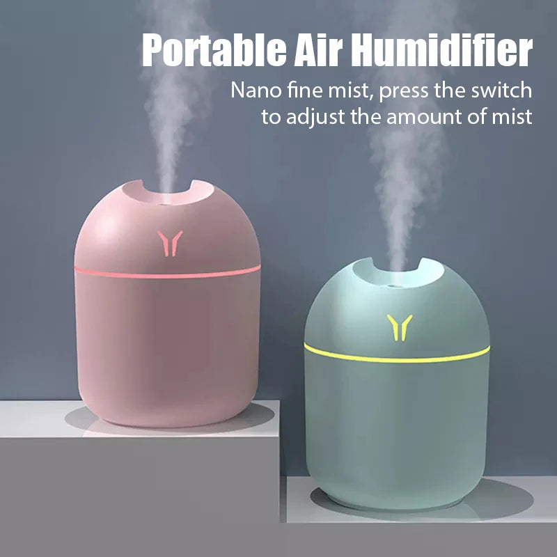 250ML Mini Aroma Oil Diffuser USB Essential Oil Atomizer Electric Air Humidifier With LED Night Lamp For Home Desk Bedroom Car Beauty Fashion
