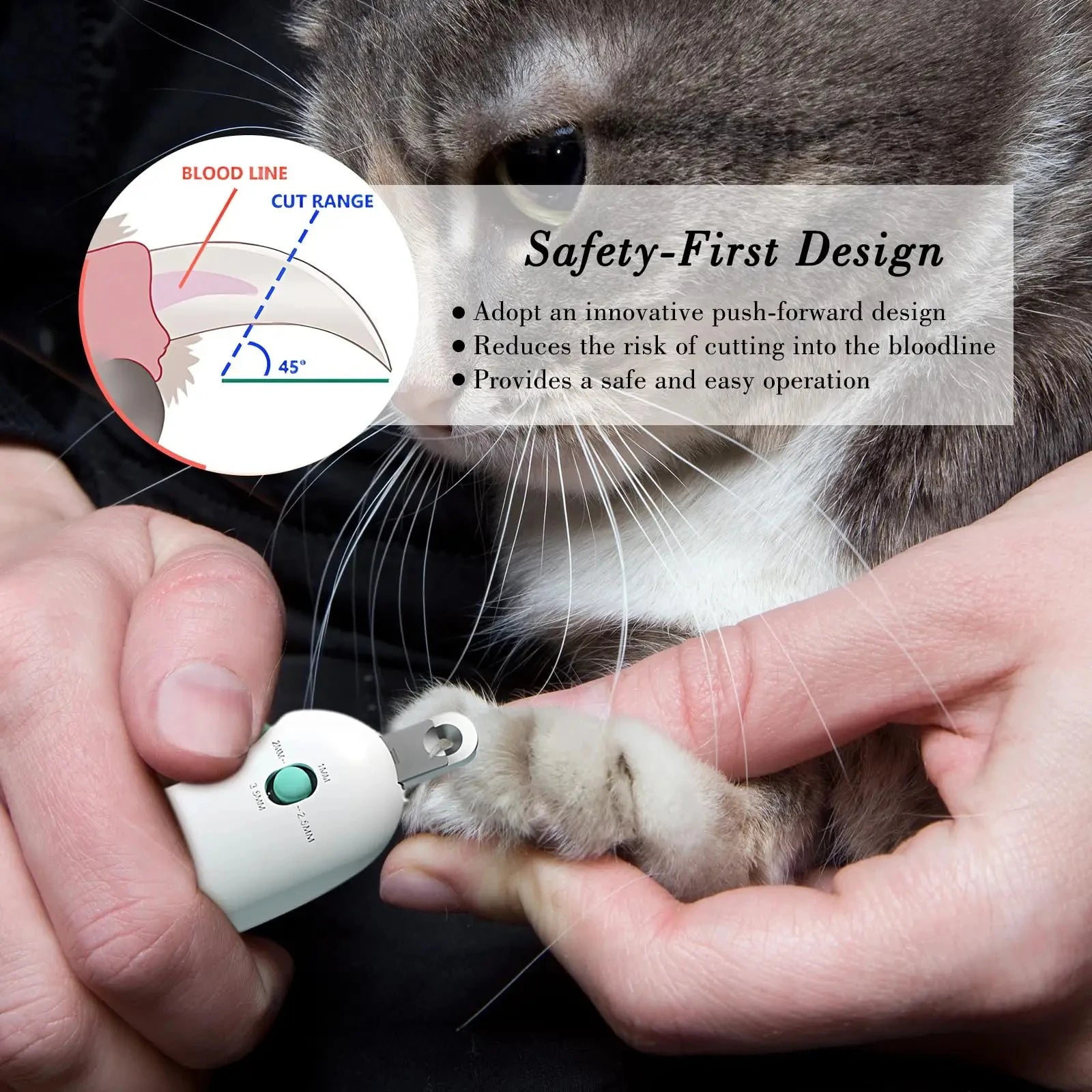 Cat Dog Nail Clipper Cutter Professional Pet Nail Clippers with Adjustable Hole Pet Claw Trimmer Puppy Kitten Care Grooming Tool Beauty World Shop