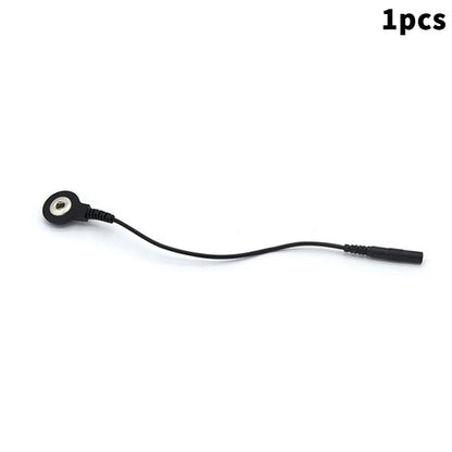 Standard Electrode Lead Wires Cables Electrode Wires DC Head 2mm Snap 3.5mm Plug For Tens/Ems Massager Therapy Electrode Gloves Beauty World Shop