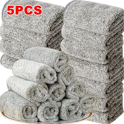 Microfiber Cleaning Cloths for Bicycle Car Kitchen Towel Absorbent Soft And Stain-removing Cloth Reusable Cleaning Towels Beauty World Shop