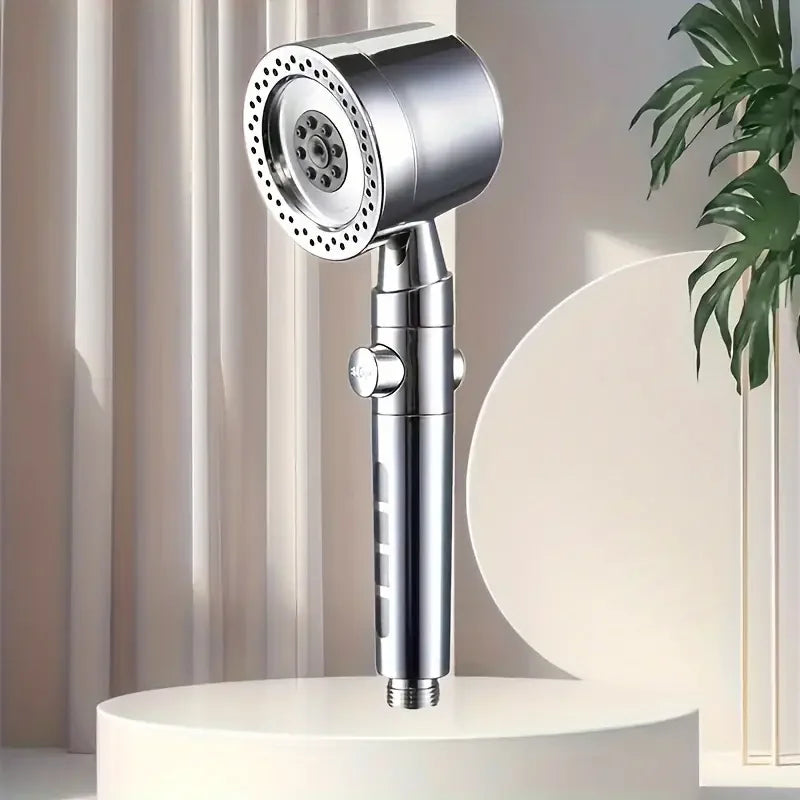New High Pressure Water Saving Filter Shower Head 5 Modes Handheld Shower Head One Button Stop Bathroom Accessories Set Beauty World Shop