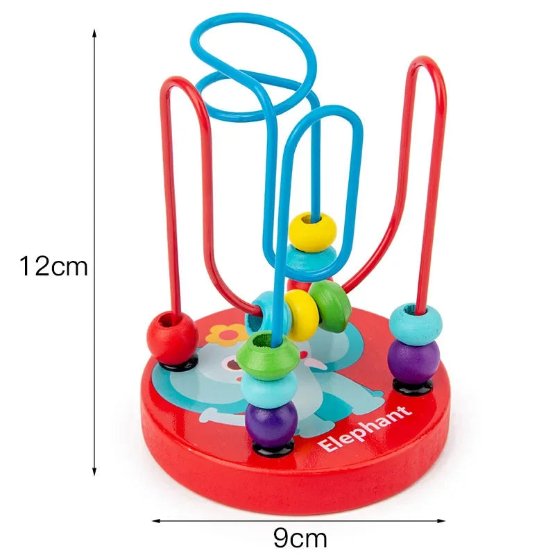 Baby Educational Toy Montessori Wooden 3D Toys Childhood Learning  Kids Baby Colorful Wooden Blocks For Children Christmas Gift Beauty Fashion