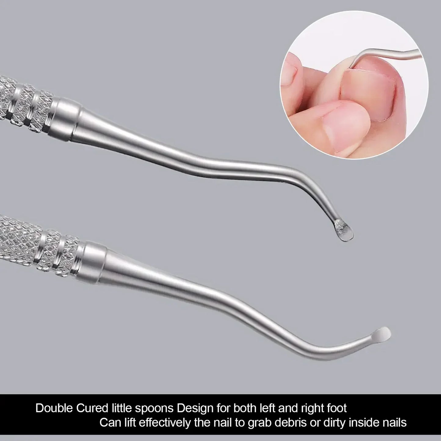 ‌Cuticle Scissors Stainless Steel Sharp Blade Durable Rust Free Nail Care Tool‌ Beauty Fashion