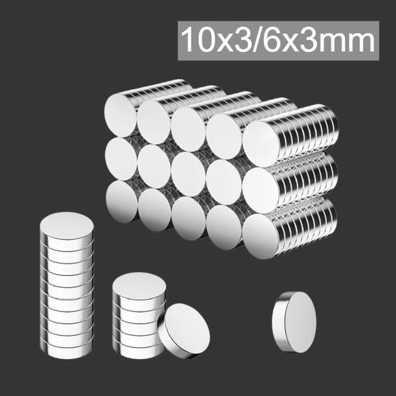 10x3/6x3mm mini whiteboard magnet, widely used in Halloween DIY, refrigerator stickers warehouse tool classification bag buttons Beauty World Shop