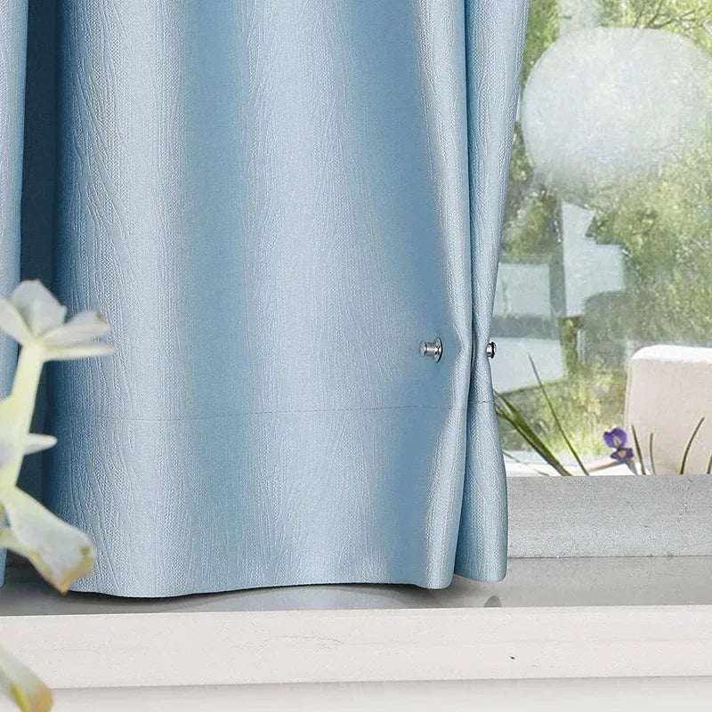 4/8Pairs Curtain Magnetic Button Detachable Curtain Fix Fastener Clip Prevent Light Adjustment Window Screen Close Magnet Buckle Beauty World Shop