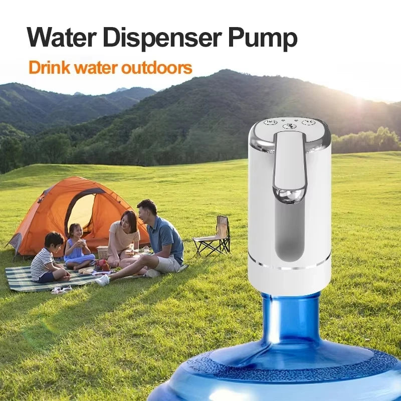 Electric Water Pump Bucket Water Suction Device Water Intake Device Household Office USB Outdoor Convenient Water Dispenser Beauty World Shop