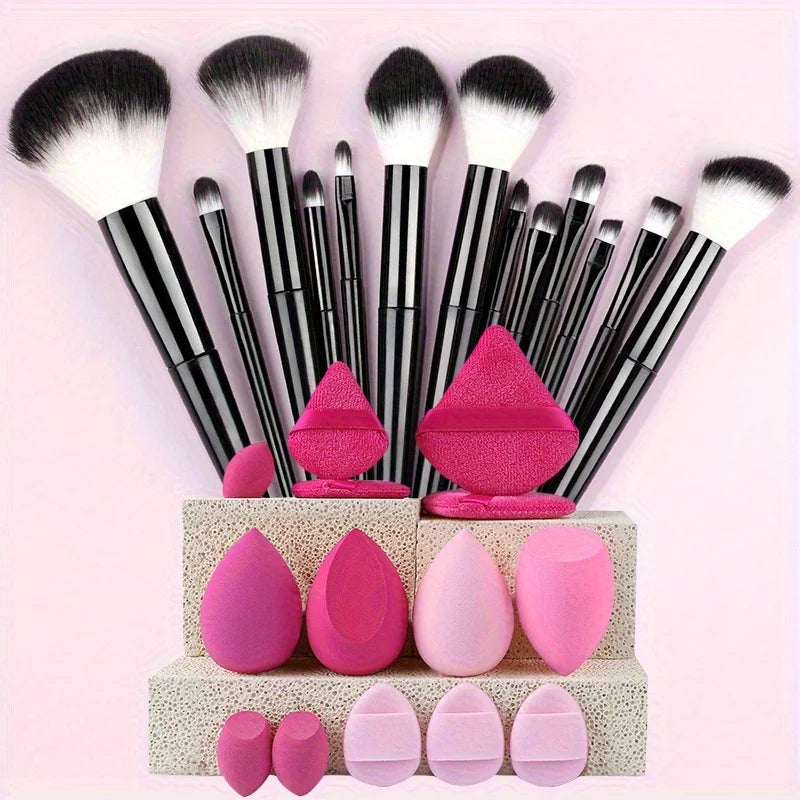 Makeup Brushes 8-29Pcs Makeup Kit Professional Women Cosmetic Soft Powder Brush Eyeshadow Foundation Full Set Travel Beauty Tool Beauty World Shop