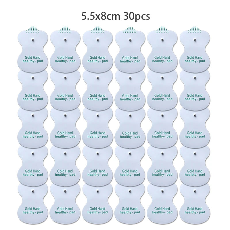 10/30/50pcs Electrode Pads for Tens Acupuncture Gel for For Digital Therapy Machine Massager Sticker Beauty World Shop