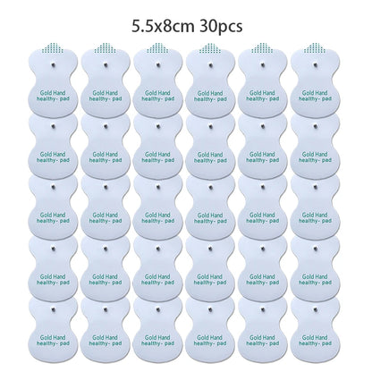 10/30/50pcs Electrode Pads for Tens Acupuncture Gel for For Digital Therapy Machine Massager Sticker Beauty World Shop