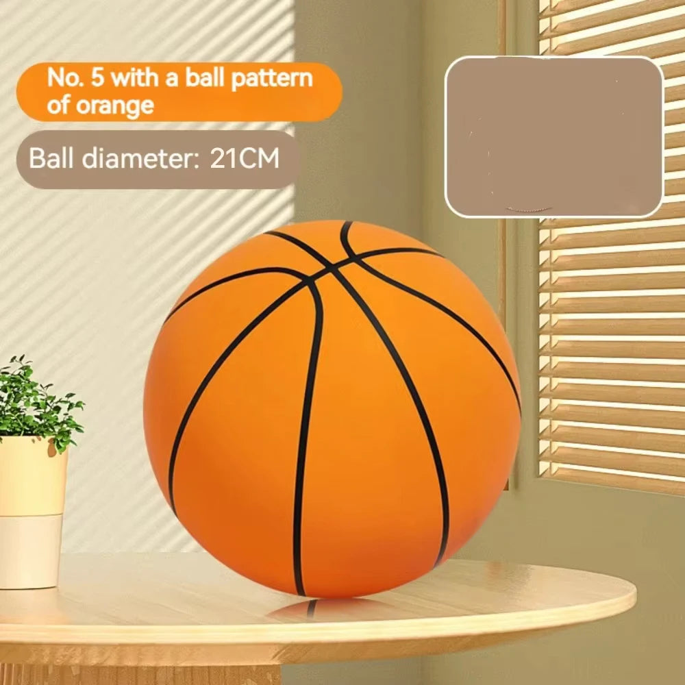 Foam Basketball Kids Silent Basketball Bouncing Mute Silent Ball Bounce Squeezable Mute Bouncing Basketball Beauty World Shop