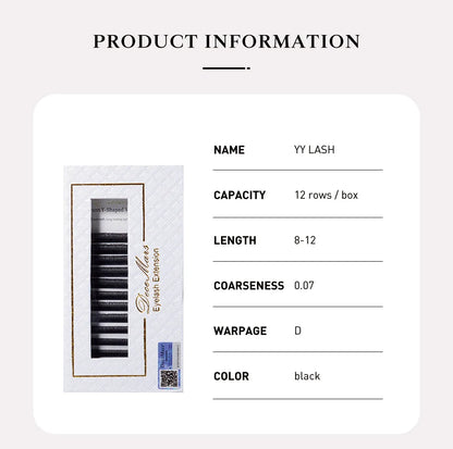 DeceMars YY Eyelash Extension 6mm-18mm Length Black Beauty World Shop