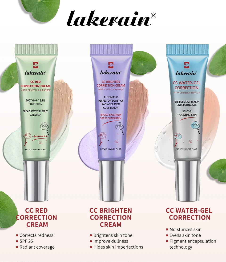 CC Cream Color Changing Liquid Foundation Centella Korean High Coverage Foundation Foundation Cream for Face Base Makeup Beauty World Shop