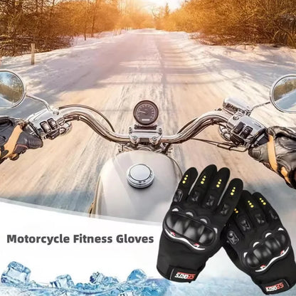 Motorcycle Gloves Full Finger Protective Outdoor Knight Sports Breathable Racing Cycling Street Riding Fitness Gloves Beauty World Shop