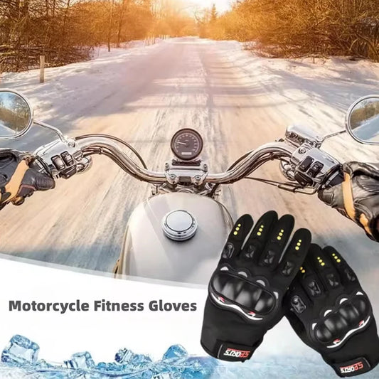 Motorcycle Gloves Full Finger Protective Outdoor Knight Sports Breathable Racing Cycling Street Riding Fitness Gloves Beauty World Shop