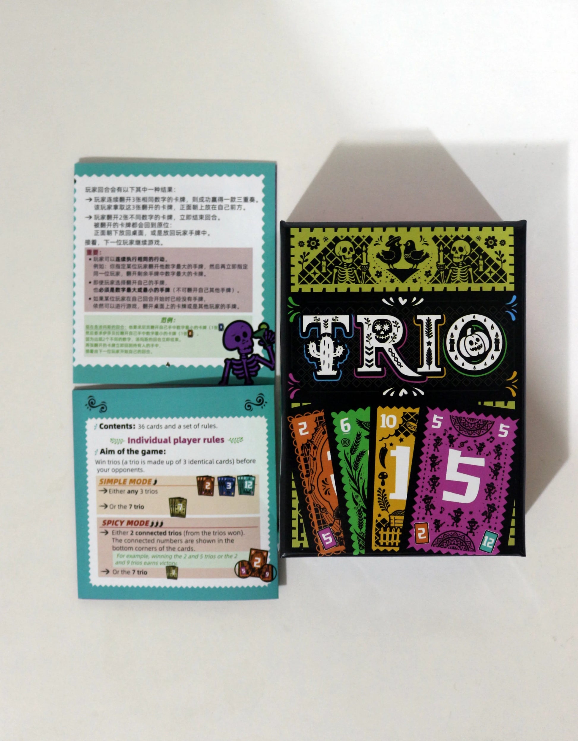 TRIO Strategy Board Game | 3-6 Players | 15 Minutes Playing Time . Family Game Nights , Perfect for Party Game Beauty World Shop