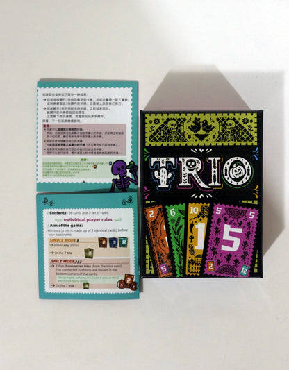 TRIO Strategy Board Game | 3-6 Players | 15 Minutes Playing Time . Family Game Nights , Perfect for Party Game Beauty World Shop