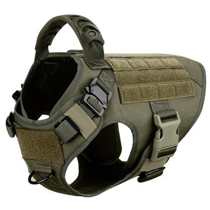 Military Large Dog Harness Training Pet Vest for French Bulldog German Shepherd Malinois Tactical Harnesses For Dogs Accessories Beauty World Shop