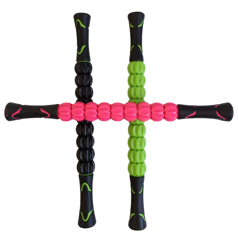 Muscle Relaxation Fitness Massage Stick Sports Strain Relaxation Fascia Lymphatic Massage Roller Massage Stick Beauty World Shop