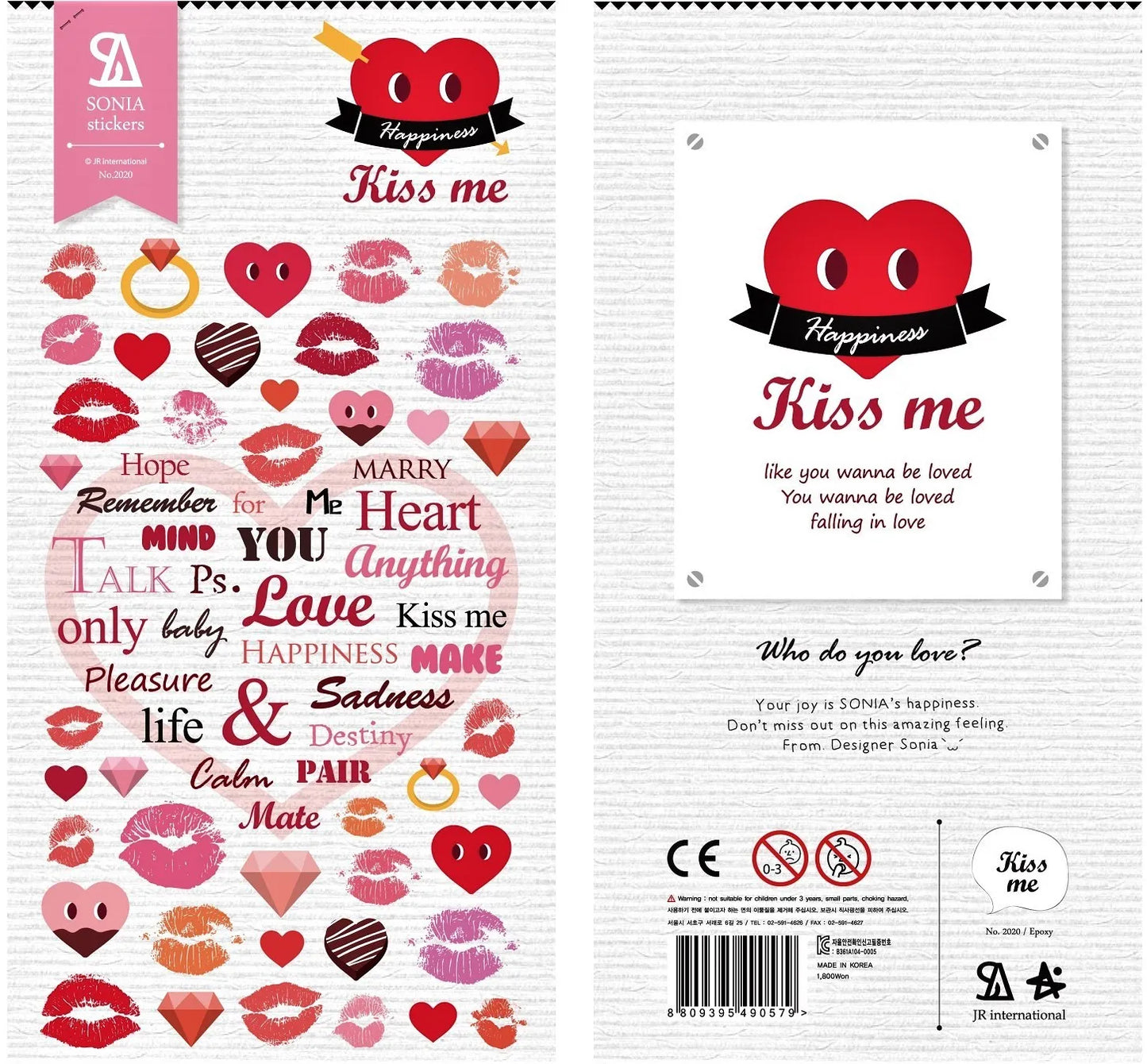 Korean Brand Suatelier Collection Daily Food Vlog Stickers DIY Scrapbooking Journey Diary Stationery Stickers Supplies Beauty World Shop