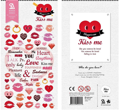 Korean Brand Suatelier Collection Daily Food Vlog Stickers DIY Scrapbooking Journey Diary Stationery Stickers Supplies Beauty World Shop