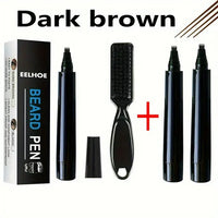 3pcs dark brown
