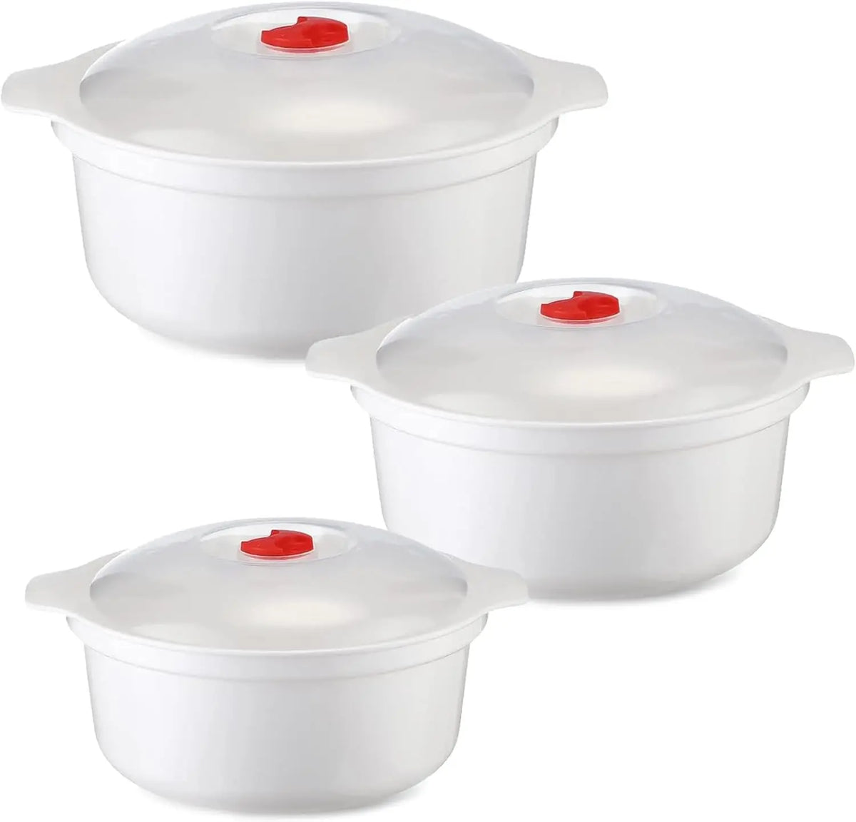 Microwave Oven Special Box Heated Soup Pot RiceSteamed Hot SteamedBuns with Lid Eco-friendly FoodGrade KitchenTool Beauty World Shop