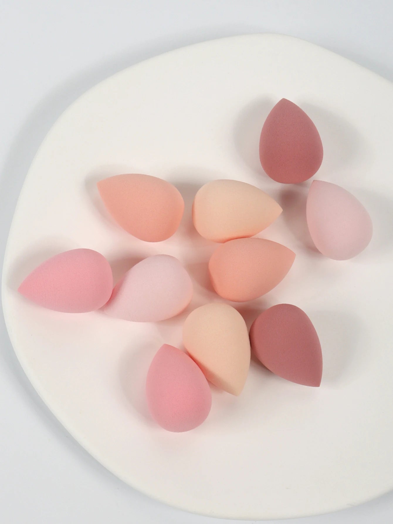10 件 Mini Makeup Sponge Powder Puff Beauty Sponge for Makeup Concealer Liquid Foundation Face Cosmetic Puff Make up Sponge Beauty World Shop