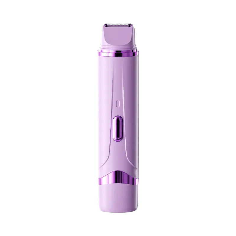 HOMEFISH 2in1 Electric Razor for Women Painless Hair Removal Rechargeable Body Mustache Epilator Shaver Beauty World Shop