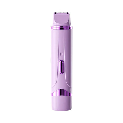 HOMEFISH 2in1 Electric Razor for Women Painless Hair Removal Rechargeable Body Mustache Epilator Shaver Beauty World Shop