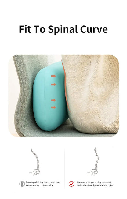 Portable Sponge Nap Pillow Macaron Color Soft Neck Pillow Multifunction Cervical Support Travel Sleeping Pillow Office Beauty World Shop