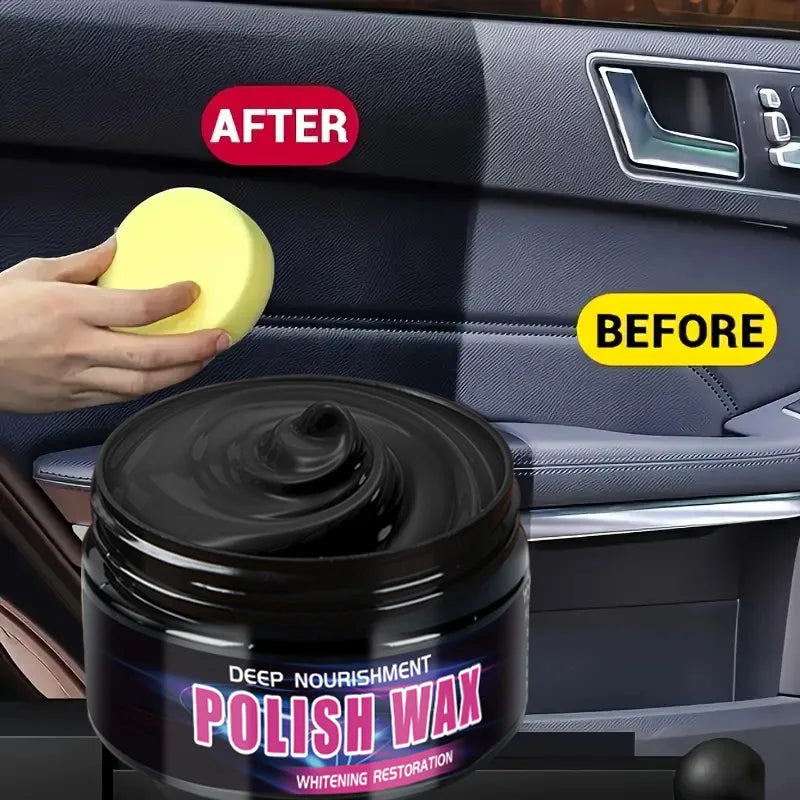 Universal Leather and Plastic Repair Polishing Wax - Automotive interior reconditioning cream Beauty World Shop