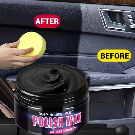 Universal Leather and Plastic Repair Polishing Wax - Automotive interior reconditioning cream Beauty World Shop
