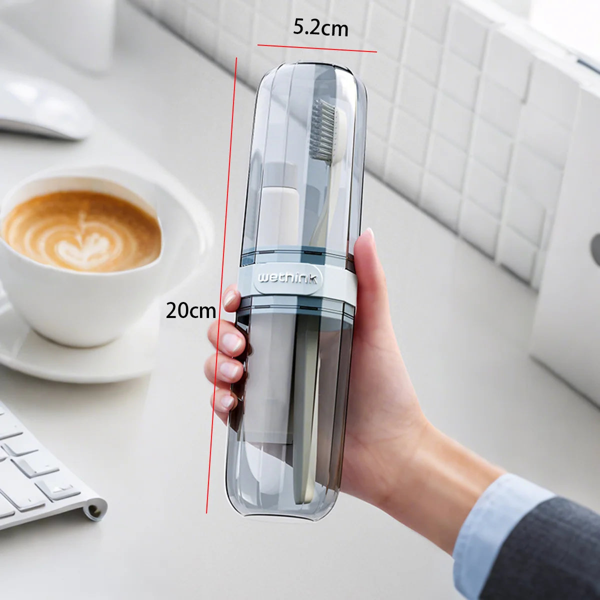 Portable Toothpaste Toothbrush Protect Holder Case Travel Camping Storage Box Protect Toothbrush Toothpaste from Dirt and Damage Beauty World Shop
