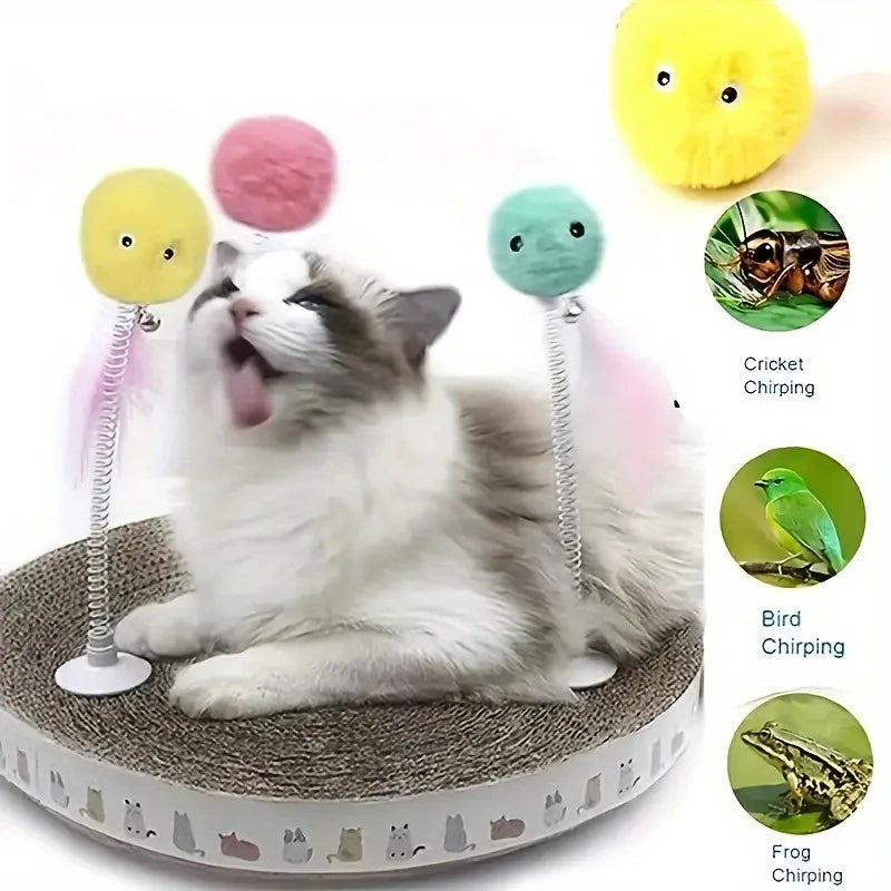 1/3Pcs Interactive Ball Smart Cat Dog Toys Plush Electric Catnip Training Toy Kitten Touch Sounding Pet Product Squeak Toy Ball Beauty World Shop