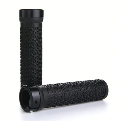 BKPTX Bicycle Handle Bar Grips MTB Mountain Bike Soft Single-sided Locking Handlebar Cover Plug Rubber Non-slip Cycling Grip Beauty World Shop