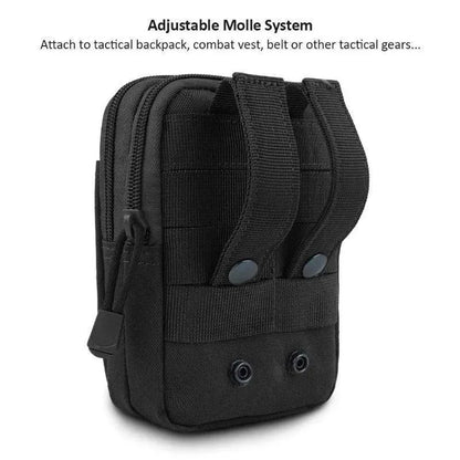 Mobile Phone Case Pouch Waist Bag Waterproof Nylon Multifunction Casual Men Waist Pack Male Small Bag Beauty World Shop