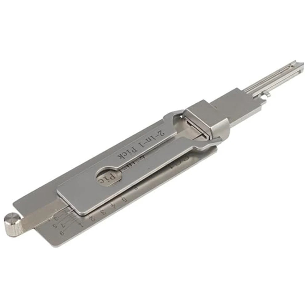 SS001 Stainless Steel Key Decoder 2 In 1 Precision Hook & Pick Set Lock Decoder O-ring Pickup Kit Maintenance Repair Hand Tools Beauty Fashion