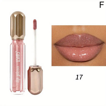 Mirror Pearl Lip Gloss Waterproof Long Lasting Moisturizing Lipstick Shine Glitter Lip Gloss Women Makeup Cosmetic Beauty World Shop